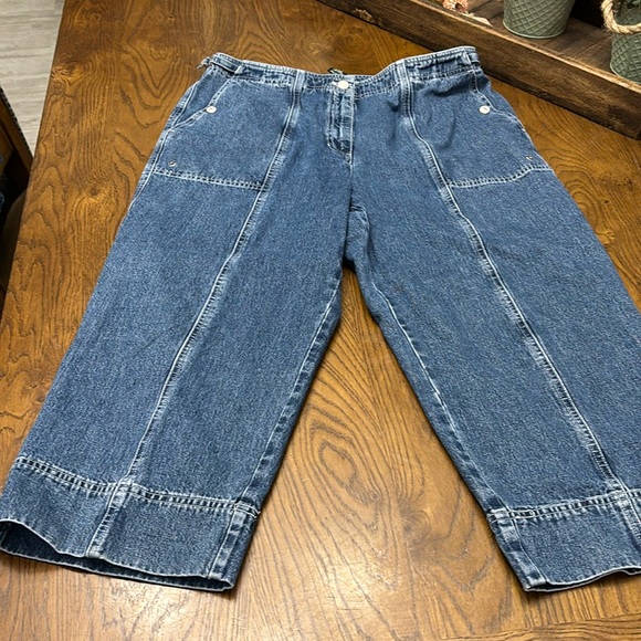 Ralph Lauren Denim - RALPH LAUREN Jeans Company Y2K High Rise , Wide Leg Crop Jeans